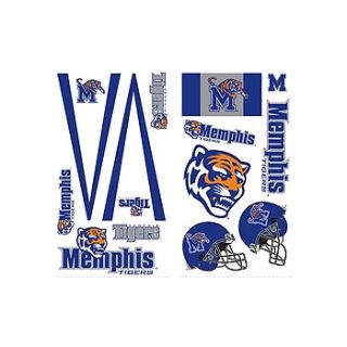 23 Memphis Tigers College Wall Stickers Accents Decals