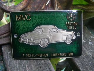 Mercedes Benz 190 SL Club Germany Meeting 1981 Badge