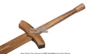 47 Wooden Medieval Practice Waster Bastard Sword New