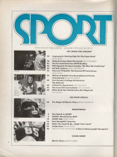 Sport Phil Esposito Nate Thurmond Merlin Olsen 1 1973
