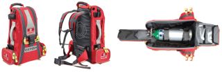 Meret Recover Pro Fire Red O2 Response Bag EMT Oxygen Trauma Bag
