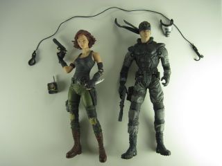 McFarlane Metal Gear Solid Snake and Meryl Silverburgh Action Figure