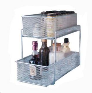 Cabinet Baskets Mesh Silver Organization for Any Room