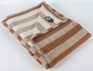 New Fine Alpaca Merino Wool Blanket 90x 60 Twin Size
