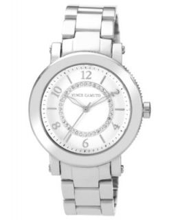 Vince Camuto Watch, Womens Stainless Steel Bracelet 39mm VC 5017SVSV