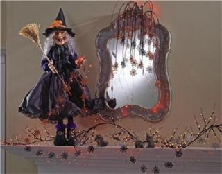 New RAZ Witch Legs Purple Halloween Decoration Ghastly Graveyard