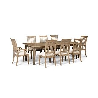 Scottsdale Dining Room Furniture, 9 Piece Set (Table, 6 Side Chairs
