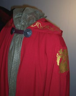made this cape after being inspired by the Merlin TV series. I did a