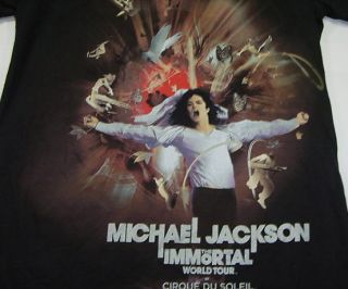 New Cirque Du Soleil Michael Jackson The Immortal Concert Tour T Shirt