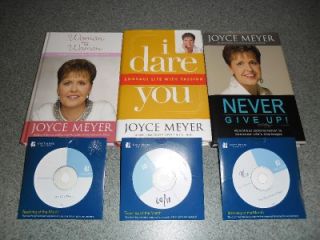 of 3 Joyce Meyer Hardcover Books 3 Joyce Meyer Sermons on CD