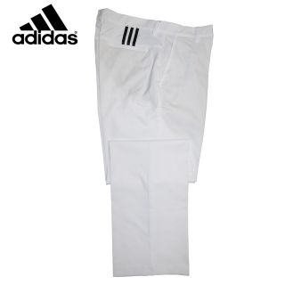 Stripe Golf Pants Trousers Mens 2012 Adidas Navy Black or White New