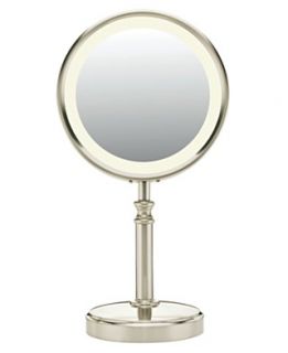Conair BE116T Lighted Makeup Mirror, Satin Nickel