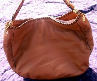 Michael Kors Handbag Bennet Luggage Leather Large Shoulder Hobo Brown