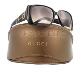 New Gucci Sunglasses GG 3537 s Black 5E6ED GG3537 Authentic