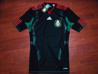 Jersey Adidas Mexico 2010 Away TECHFIT Black Authentic