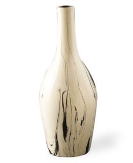 Howard Elliott Vase, Small Drizzled Glaze Ceramic   Bowls & Vases