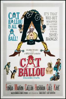 Cat Ballou 1965 Original U s One Sheet Movie Poster