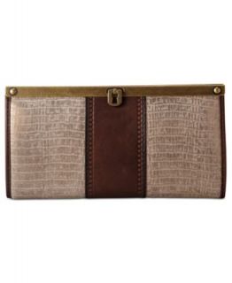 Fossil Handbag, Vintage Revival Foil Frame Clutch   Handbags