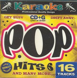 Pop Hits 6 Karaoke CD G 16 Songs Uncle Kraker Matchbox Twenty Simple