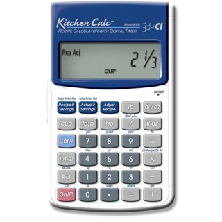 Kitchen Calculator Hand Held with Digital Timer 98584083007