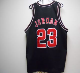 Michael Jordan Jersey Black Red White Size L