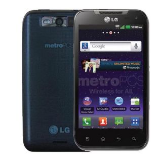 LG MS840 Metro Pcs Black Good Condition Smartphone