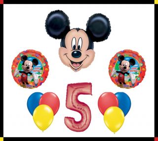 Disney Mickey Mouse Clubhouse 5 Happy Birthday Balloon Set Party