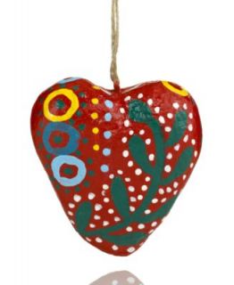 Heart of Haiti Christmas Ornament, Papier Mache Green Dove   Holiday