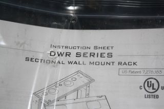 Middle Atlantic DWR 24 26PD DWR Series Sectional Wall Mount Rack