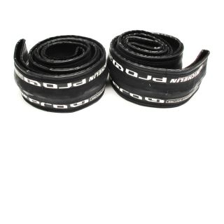 Pair Michelin Pro 4 Tire 700 x 23c Services Course Black Clincher Bike