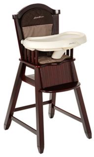 Eddie Bauer Classic Cherry Wood Baby Child High Chair