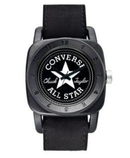 Converse Watch, Mens Andover Black and Gray Padded Nylon Strap 45mm