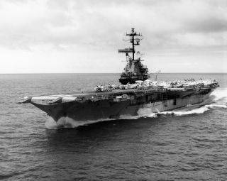 USS Oriskany CVA 34 Vietnam War Deployment Cruise Book Year Log 1967 J