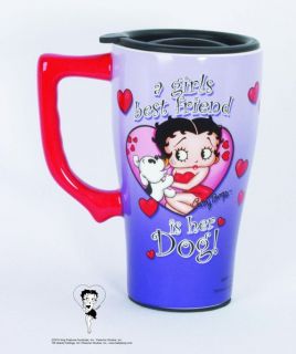 Betty Boop Ceramic Travel Mug A Girls Best Friend