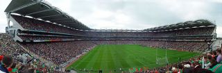 fully refurbished Croke Park, as seen from Hill 16 during the All