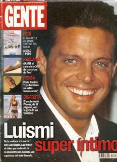 Luis Miguel Gabriela Sabatini ARG Mag 1999