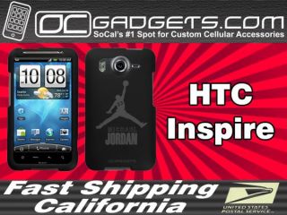 Air Michael Jordan Black Case Cover ATT HTC Inspire 4G