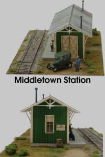 Middletown Station by Railroad Kits Passenger Depot FSM