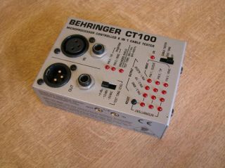 For sale is this Professional Behringer Cable Tester in excellent