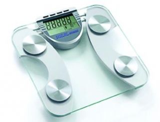 Baseline BMI Body Fat Weight Scale Tempered Glass Stainless Steel