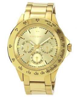 Vince Camuto Watch, Womens Gold Tone Stainless Steel Bracelet 41mm VC
