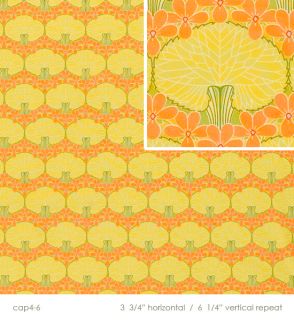 Amy Butler Midwest Modern Nouveau Trees Mustard Fabric