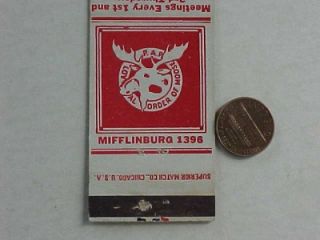 1940s WWII Era Mifflinburg Pennsylvania Moose Lodge Patriotic Eagle