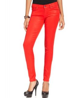 For All Mankind Jeans, Skinny Gummy Red Wash Colored Denim
