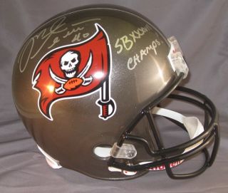 Mike Alstott Autographed Buccaneers Full Size Helmet