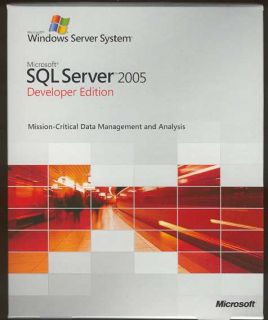 Microsoft SQL Server 2005 Developer Edition New in Box