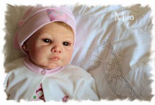 Dream Baby Mila for Reborn Artist Anke Little Dream Baby Micro Rooting