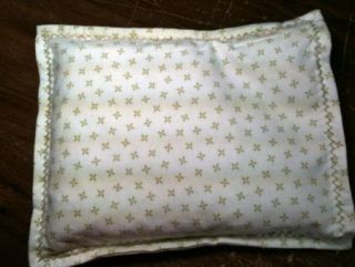 Microwave Heating Cooling Corn Bags Ivory Green Flannel