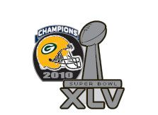 Green Bay Packers Super Bowl XLV 45 Champs Official Pin