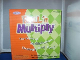 Roll N Multiply Multiplication Math Game Teachers Home School